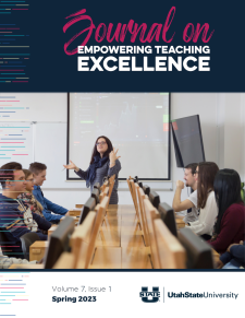 Journal on Empowering Teaching Excellence, Spring 2023 book cover